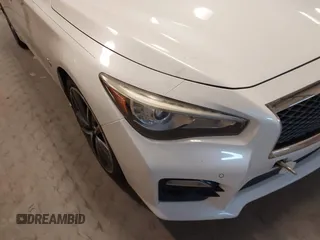 2016 Infiniti Q50 3.0t Premium with VIN JN1EV7APXGM303157, listed as a IAAI auction lot 41292630 with 108,876 mi miles. Bid and sale history available at carsss.com. Image 16.