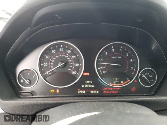 2018 BMW 3 Series 340i xDrive with VIN WBA8Y3C56JG451198, listed as a Copart auction lot 38182304 with 47,491 mi miles and . Bid and sale history available at carsss.com. Image 9.