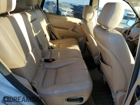 2003 Mercedes-Benz M-Class 3.7L with VIN 4JGAB57E53A408520, listed as a Copart auction lot 77715394 with 260,467 mi miles and Clean Title. Bid and sale history available at carsss.com. Image 10.