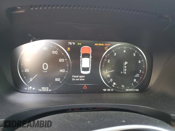 2018 Volvo S90 Momentum z VIN LVY982AK3JP023415, wystawiony jako Copart lot #54421325 z przebiegiem 99 319 mil mil oraz Szkoda całkowita • Salvage title. Historia ofert i sprzedaży dostępna na DreamBid. Obrazek 9.