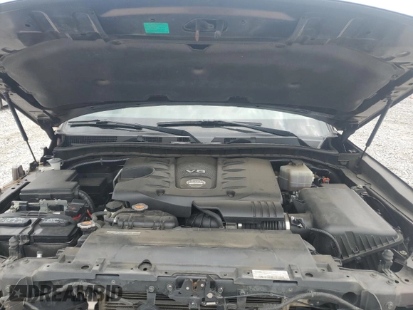 2017 Nissan Armada SV with VIN JN8AY2NDXH9003083, listed as a Copart auction lot 70241844 with 141,150 mi miles and Salvage Title. Bid and sale history available at carsss.com. Image 12.