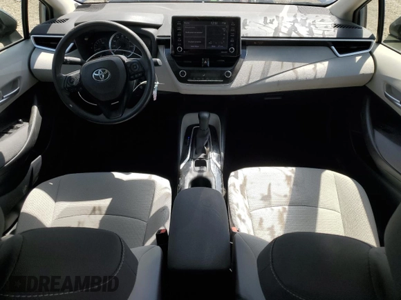 2021 Toyota Corolla LE with VIN JTDEPMAE0MJ164464, listed as a Copart auction lot 51067825 with 37,299 mi miles and Salvage Title. Bid and sale history available at DreamBid. Image 8.