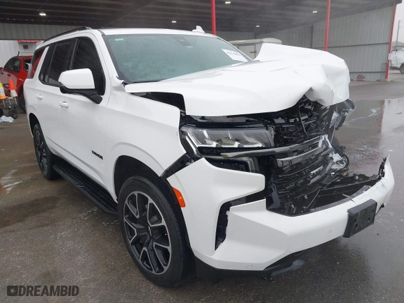 2022 Chevrolet Tahoe RST with VIN 1GNSKRKD8NR346931, listed as a IAAI auction lot 41534899 with 36,698 mi miles. Bid and sale history available at carsss.com. Image 1.