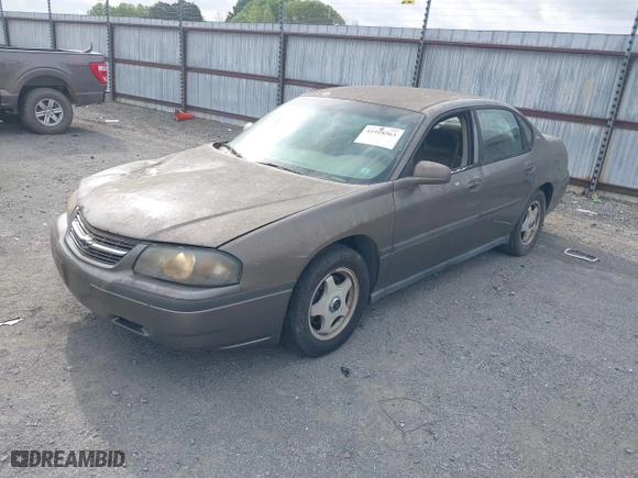 2003 Chevrolet Impala with VIN 2G1WF52E339357819, listed as a IAAI auction lot 41918563 with 1 mi miles. Bid and sale history available at carsss.com. Image 2.