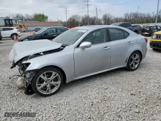 2010 Lexus IS 250 with VIN JTHBF5C2XA5120828, listed as a Copart auction lot 53344015 with 209,300 mi miles and Salvage Title. Bid and sale history available at carsss.com. Image 1.