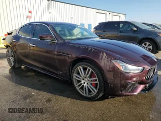 2018 Maserati Ghibli GranSport with VIN ZAM57XSSXJ1290876, listed as a Copart auction lot 73036224 with 50,344 mi miles and Clean Title. Bid and sale history available at carsss.com. Image 4.