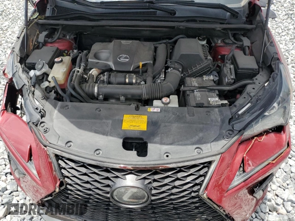 2019 Lexus NX 300 with VIN JTJBARBZ2K2210464, listed as a Copart auction lot 58065085 with 67,613 mi miles and Non repairable. Bid and sale history available at DreamBid. Image 12.