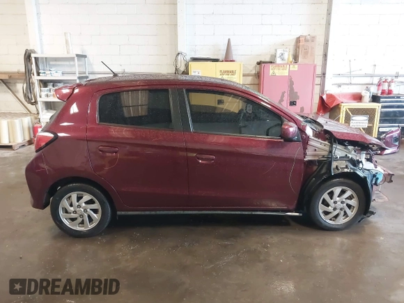 2021 Mitsubishi Mirage ES z VIN ML32AUHJXMH002228, wystawiony jako IAAI lot #42236221 z przebiegiem 43 383 mil mil oraz . Historia ofert i sprzedaży dostępna na DreamBid. Obrazek 13.