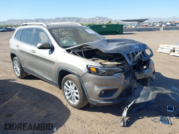2019 Jeep Cherokee Latitude with VIN 1C4PJLCB2KD474165, listed as a IAAI auction lot 42100594 with 91,363 mi miles and . Bid and sale history available at DreamBid. Image 1.