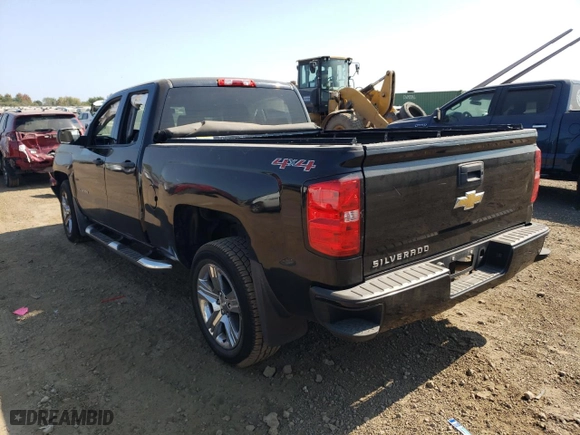 2017 Chevrolet Silverado 1500 Custom with VIN 1GCVKPEH1HZ158488, listed as a Copart auction lot 71665594 with 0 mi miles and Salvage Title. Bid and sale history available at carsss.com. Image 2.