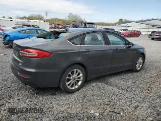 2019 Ford Fusion SE with VIN 3FA6P0HD6KR279461, listed as a Copart auction lot 55236475 with 25,464 mi miles and Salvage Title. Bid and sale history available at carsss.com. Image 3.