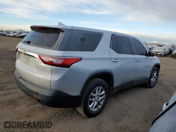 2018 Chevrolet Traverse LS with VIN 1GNEVLKW3JJ196030, listed as a Copart auction lot 84103714 with 108,762 mi miles and Salvage Title. Bid and sale history available at carsss.com. Image 3.
