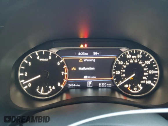 2025 Nissan Altima SR with VIN 1N4BL4CVXSN316452, listed as a Copart auction lot 83030364 with 2,494 mi miles and Clean Title. Bid and sale history available at DreamBid. Image 9.