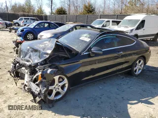 2017 Mercedes-Benz C 300 with VIN WDDWJ4KB6HF452935, listed as a Copart auction lot 46582135 with Not Provided miles and Salvage Title. Bid and sale history available at DreamBid. Image 1.