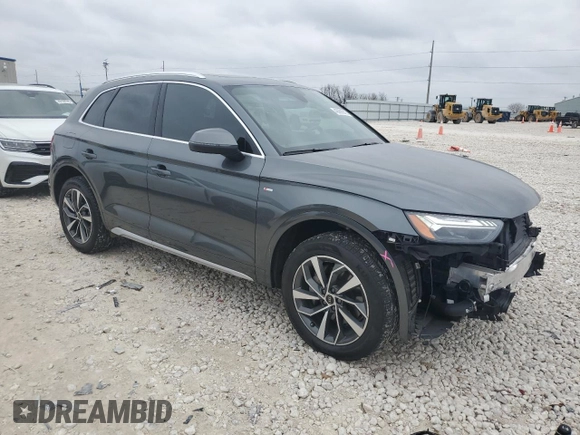 2022 Audi Q5 S line Prestige with VIN WA1FAAFY2N2112251, listed as a Copart auction lot 43992915 with 15,101 mi miles and Salvage Title. Bid and sale history available at carsss.com. Image 4.
