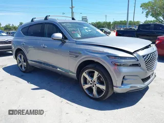 2024 Genesis GV80 with VIN KMUHBDSB7RU164027, listed as a IAAI auction lot 41847987 with 20,092 mi miles and . Bid and sale history available at DreamBid. Image 1.