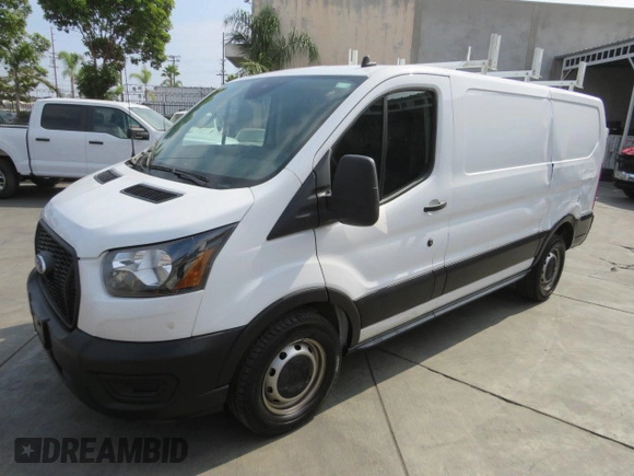2023 Ford Transit Cargo with VIN 1FTYE1Y81PKB92726, listed as a Copart auction lot 87962485 with 13,373 mi miles and Salvage Title. Bid and sale history available at DreamBid. Image 2.