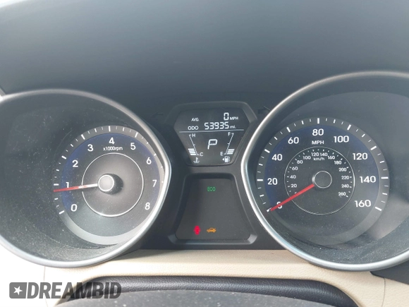 2013 Hyundai Elantra Limited with VIN 5NPDH4AE7DH419645, listed as a IAAI auction lot 41538041 with 53,935 mi miles and . Bid and sale history available at DreamBid. Image 7.