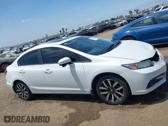 2014 Honda Civic Sedan EX-L with VIN 19XFB2F9XEE207189, listed as a IAAI auction lot 42095593 with 149,673 mi miles. Bid and sale history available at carsss.com. Image 14.