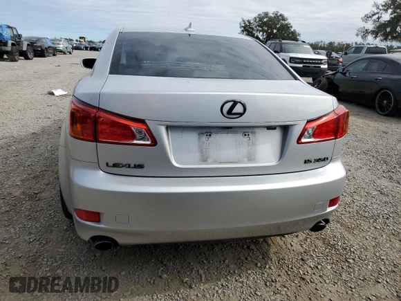 2010 Lexus IS 350 with VIN JTHBE5C2XA5024202, listed as a Copart auction lot 89040045 with Not Provided miles and Salvage Title. Bid and sale history available at DreamBid. Image 6.