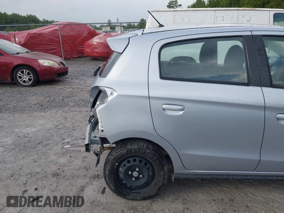 2024 Mitsubishi Mirage ES with VIN ML32AUHJ0RH016520, listed as a IAAI auction lot 42609025 with 16,419 mi miles and . Bid and sale history available at DreamBid. Image 19.