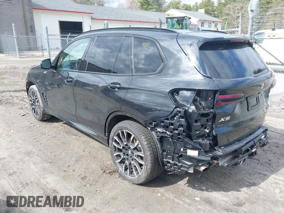 2025 BMW X5 xDrive40i with VIN 5UX23EU03S9Z21861, listed as a IAAI auction lot 41852928 with 992 mi miles and . Bid and sale history available at DreamBid. Image 3.
