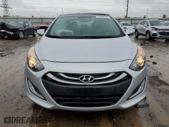 2013 Hyundai Elantra GT with VIN KMHD35LE4DU054151, listed as a Copart auction lot 72439174 with 52,975 mi miles and Salvage Title. Bid and sale history available at carsss.com. Image 5.