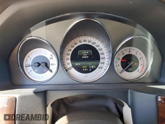2014 Mercedes-Benz GLK 350 with VIN WDCGG5HB4EG156936, listed as a Copart auction lot 67207524 with 24,829 mi miles and Salvage Title. Bid and sale history available at carsss.com. Image 9.