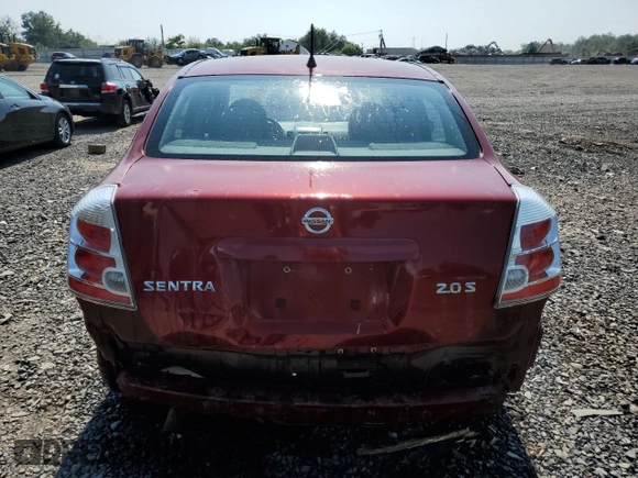 2007 Nissan Sentra S with VIN 3N1AB61E37L616691, listed as a Copart auction lot 59592535 with 163,849 mi miles and Salvage title. Bid and sale history available at DreamBid. Image 6.