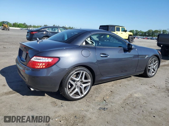 2015 Mercedes-Benz SLK-Class SLK 250 with VIN WDDPK4HA9FF101515, listed as a Copart auction lot 53091124 with 91,807 mi miles. Bid and sale history available at carsss.com. Image 3.