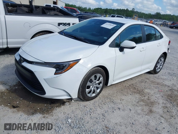 2025 Toyota Corolla LE with VIN 5YFB4MDE4SP276118, listed as a IAAI auction lot 42120834 with 43,238 mi miles. Bid and sale history available at carsss.com. Image 18.