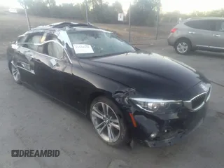 2019 BMW 4 Series 430i with VIN WBA4J1C50KBM17277, listed as a IAAI auction lot 31559329 with 1 mi miles. Bid and sale history available at carsss.com. Image 1.