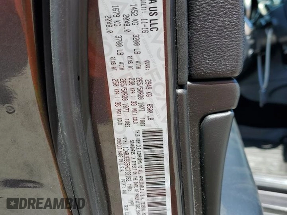 2017 Jeep Grand Cherokee Limited with VIN 1C4RJEBG5HC732162, listed as a Copart auction lot 60524005 with 82,058 mi miles and Salvage title. Bid and sale history available at DreamBid. Image 12.