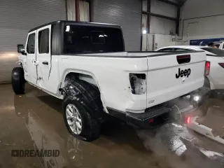 2023 Jeep Gladiator Sport с VIN 1C6HJTAG3PL571060, выставлен на аукционе Copart как лот 46112255 с пробегом 23 352 миль миль и Списание • Salvage title. История ставок и продаж доступна на DreamBid. Изображение 2.
