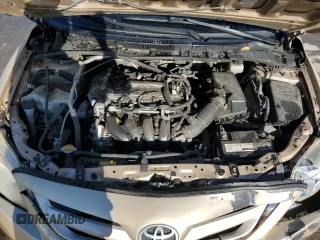 2011 Toyota Corolla L with VIN JTDBU4EE7B9135662, listed as a Copart auction lot 48687015 with 206,102 mi miles and Salvage Title. Bid and sale history available at carsss.com. Image 11.