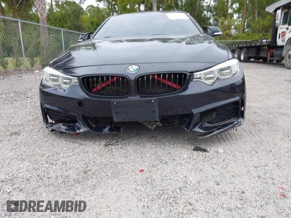 2015 BMW 4 Series 435i with VIN WBA4B1C5XFD955119, listed as a IAAI auction lot 41349918 with 181,937 mi miles and . Bid and sale history available at carsss.com. Image 6.
