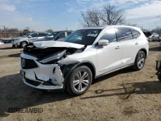 2024 Acura MDX с VIN 5J8YE1H38RL032801, выставлен на аукционе Copart как лот 46651285 с пробегом 7 101 миль миль и Списание • Salvage title. История ставок и продаж доступна на DreamBid. Изображение 1.