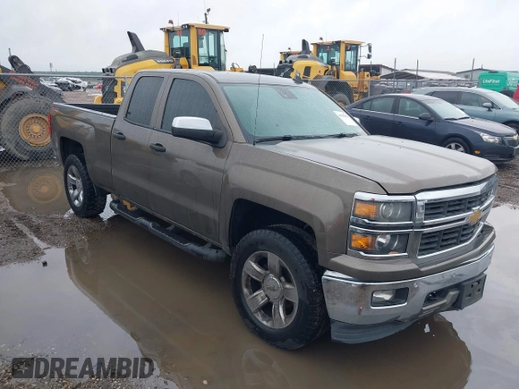 2014 Chevrolet Silverado 1500 LTZ with VIN 1GCVKSEC5EZ249444, listed as a IAAI auction lot 41904569 with 123,650 mi miles and . Bid and sale history available at DreamBid. Image 1.