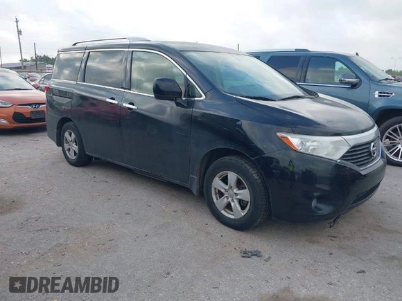 2015 Nissan Quest SV with VIN JN8AE2KP3F9133078, listed as a IAAI auction lot 42074402 with 113,505 mi miles. Bid and sale history available at carsss.com. Image 1.