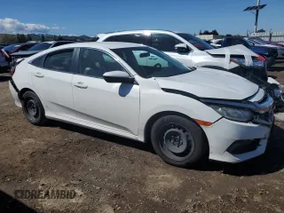 2018 Honda Civic Sedan LX with VIN 2HGFC2F59JH531017, listed as a Copart auction lot 49649905 with 90,252 mi miles and Salvage Title. Bid and sale history available at carsss.com. Image 4.