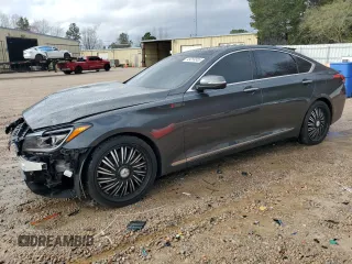 2018 Genesis G80 3.8L z VIN KMHGN4JE2JU239749, wystawiony jako Copart lot #49259985 z przebiegiem 71 486 mil mil oraz Szkody całkowita. Historia ofert i sprzedaży dostępna na DreamBid. Obrazek 1.
