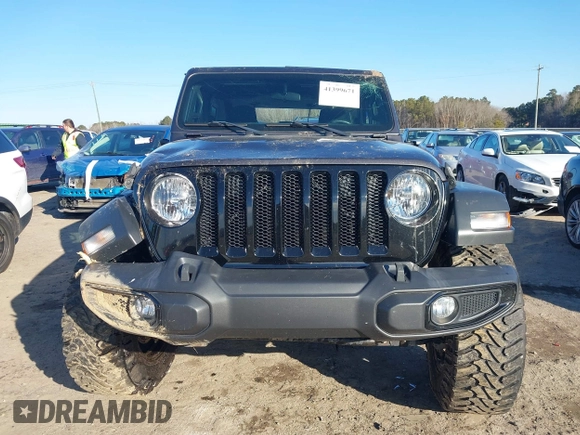 2021 Jeep Wrangler Sport S with VIN 1C4GJXAGXMW863259, listed as a IAAI auction lot 41399671 with 41,270 mi miles and . Bid and sale history available at DreamBid. Image 12.