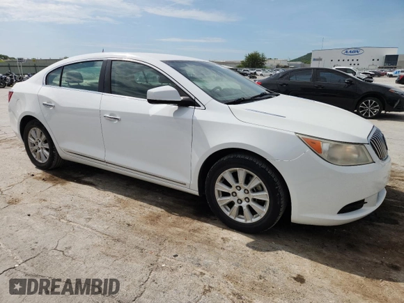 2010 Buick LaCrosse CX with VIN 1G4GB5EG9AF169942, listed as a Copart auction lot 61646885 with 85,323 mi miles and Salvage title. Bid and sale history available at DreamBid. Image 4.