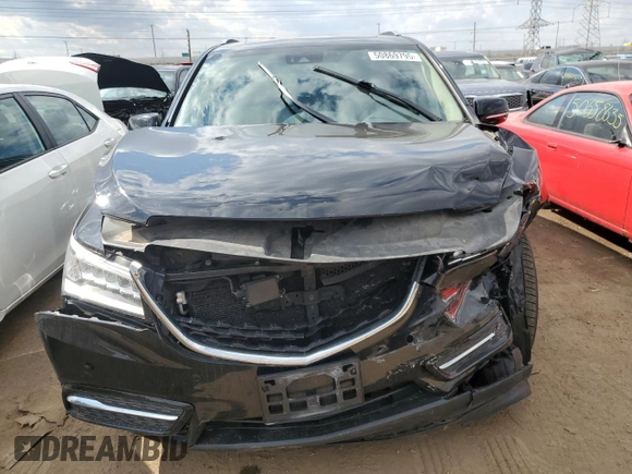 2016 Acura MDX Advance z VIN 5FRYD4H92GB037921, wystawiony jako Copart lot #50869795 z przebiegiem 121 437 mil mil oraz Szkoda całkowita • Salvage title. Historia ofert i sprzedaży dostępna na DreamBid. Obrazek 5.