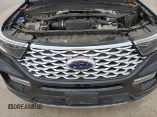 2020 Ford Explorer Platinum z VIN 1FM5K8HC0LGA60137, wystawiony jako Copart lot #87540635 z przebiegiem 24 929 mil mil oraz Szkoda całkowita • Salvage title. Historia ofert i sprzedaży dostępna na DreamBid. Obrazek 12.