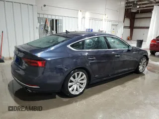 2018 Audi A5 Sportback Premium Plus with VIN WAUBNCF58JA040012, listed as a Copart auction lot 53456135 with 157,627 mi miles and Salvage Title. Bid and sale history available at carsss.com. Image 3.