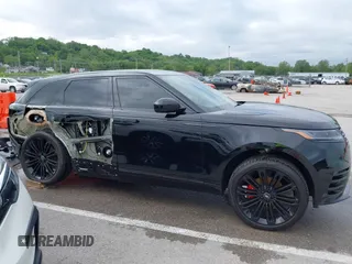 2024 Land Rover Range Rover Velar Dynamic SE with VIN SALYL2EX1RA368859, listed as a IAAI auction lot 42163428 with 7,586 mi miles and . Bid and sale history available at DreamBid. Image 14.
