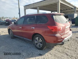 2017 Nissan Pathfinder SL z VIN 5N1DR2MN1HC621309, wystawiony jako Copart lot #84551034 z przebiegiem 97 811 mil mil oraz Szkoda całkowita • Salvage title. Historia ofert i sprzedaży dostępna na DreamBid. Obrazek 2.