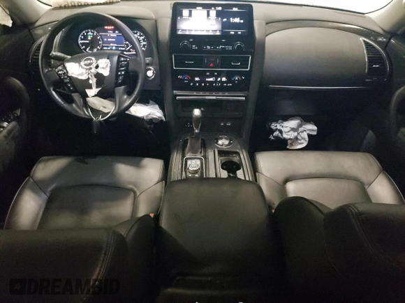 2022 Nissan Armada SV with VIN JN8AY2AD3N9675519, listed as a Copart auction lot 88018885 with 75,802 mi miles and Salvage Title. Bid and sale history available at carsss.com. Image 8.