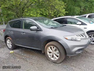 2014 Nissan Murano SL with VIN JN8AZ1MU7EW420084, listed as a IAAI auction lot 42101828 with 124,699 mi miles. Bid and sale history available at carsss.com. Image 13.